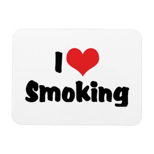 Íman Eu Amo Fumar Coração - Fumantes de Cigarro de Taba