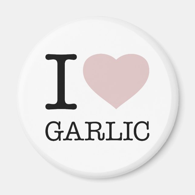 ÍMAN EU AMO GARLIC (Frente)