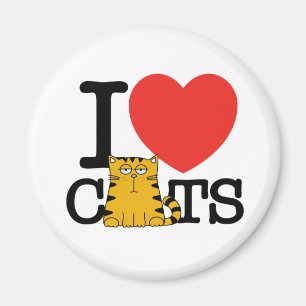 Íman Eu amo gatos