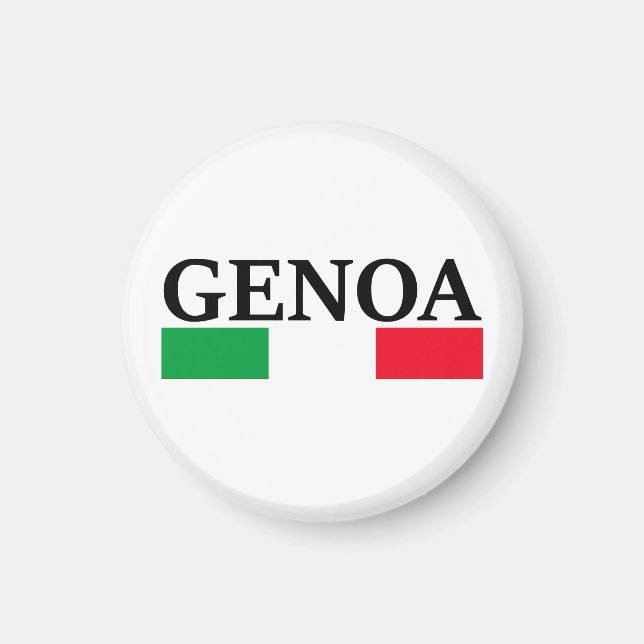 Íman Eu amo Génova (Frente)