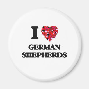 Íman Eu amo german shepherd