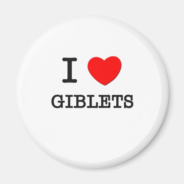 Íman Eu Amo Giblets (Frente)