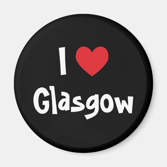 Íman Eu Amo Glasgow (Frente)
