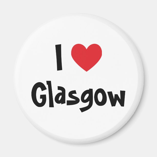 Íman Eu Amo Glasgow (Frente)