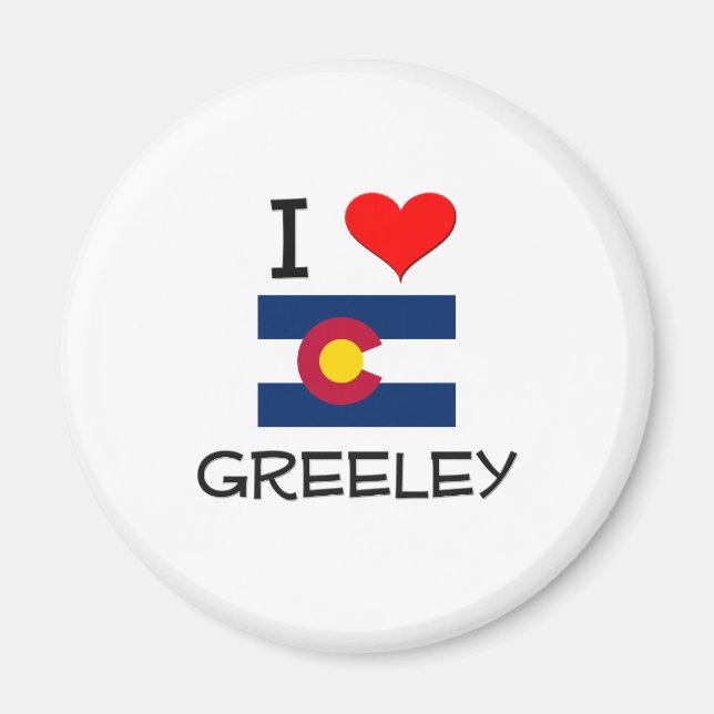 Íman Eu Amo GREELEY Colorado (Frente)