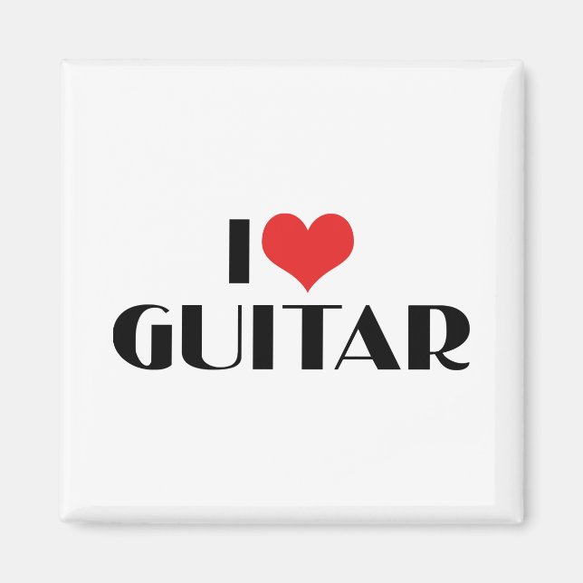 Íman Eu Amo Guitarra (Frente)