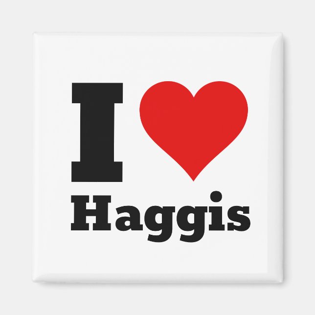 Íman Eu Amo Haggis (Frente)