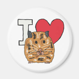 Íman Eu Amo Hamsters