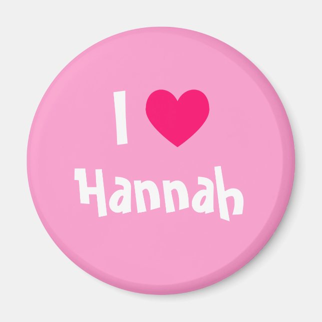 Íman Eu Amo Hannah (Frente)