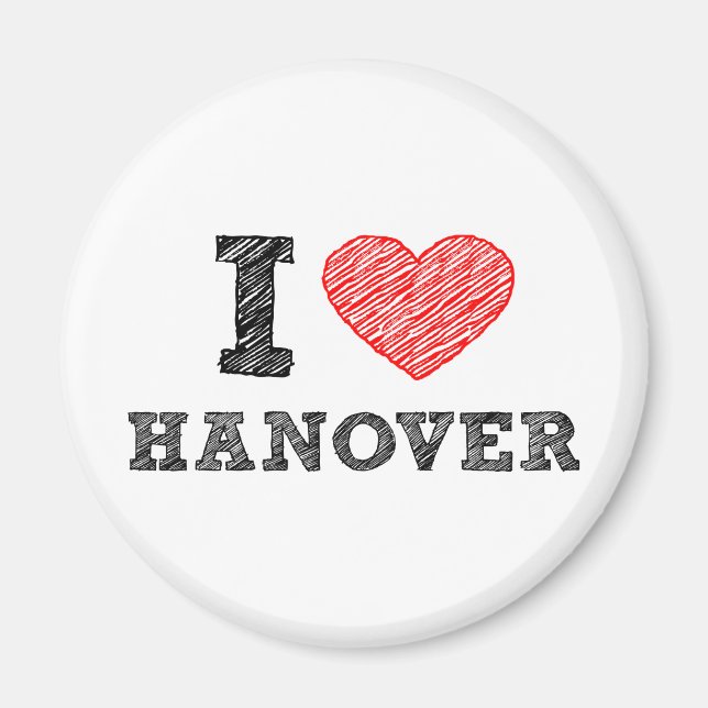 Íman Eu Amo Hanover (Frente)