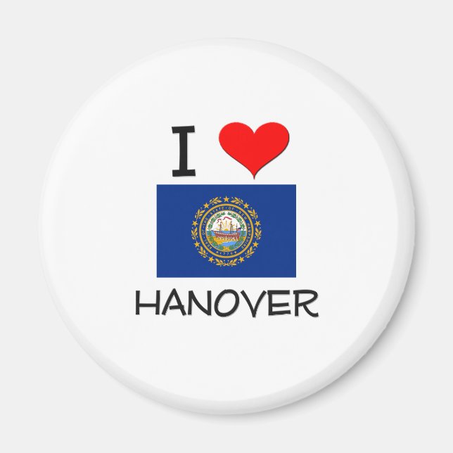 Íman Eu amo Hanover New Hampshire (Frente)