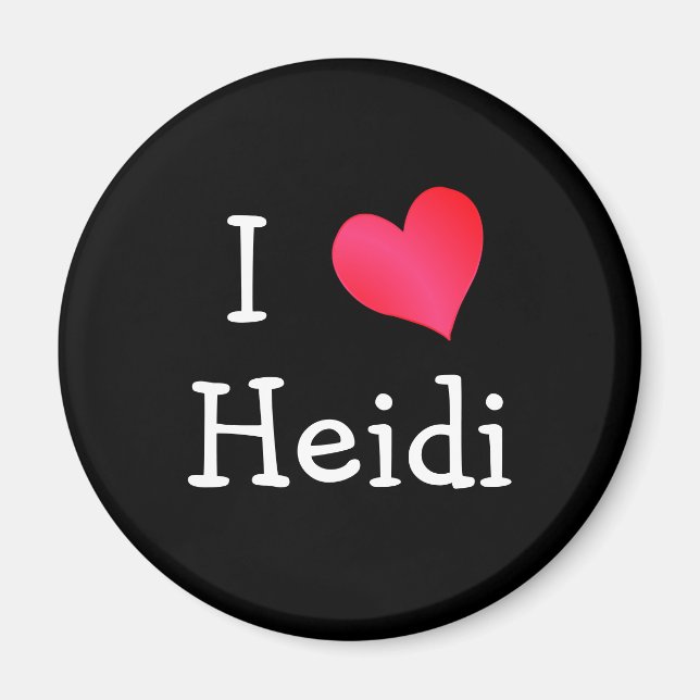 Íman Eu Amo Heidi (Frente)