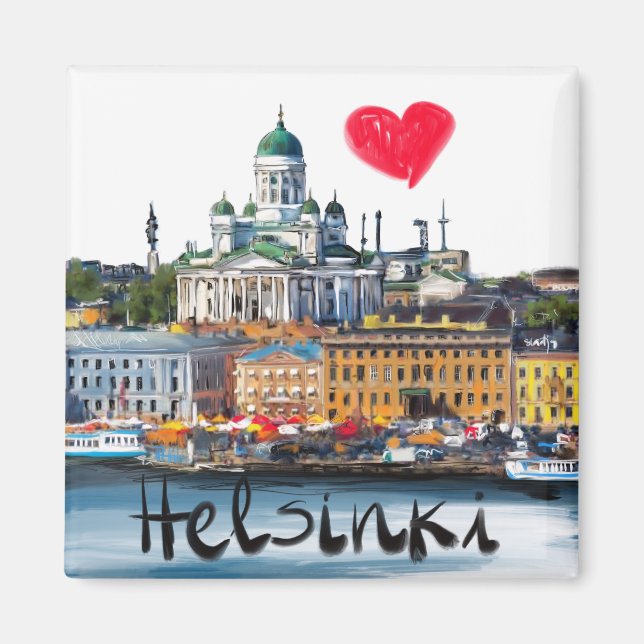 Íman Eu amo Helsinki (Frente)