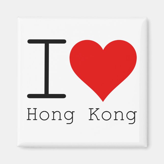 Íman Eu Amo Hong Kong (Frente)