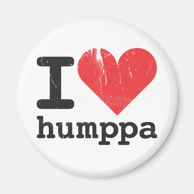 Íman Eu amo Humppa Magnet (Frente)