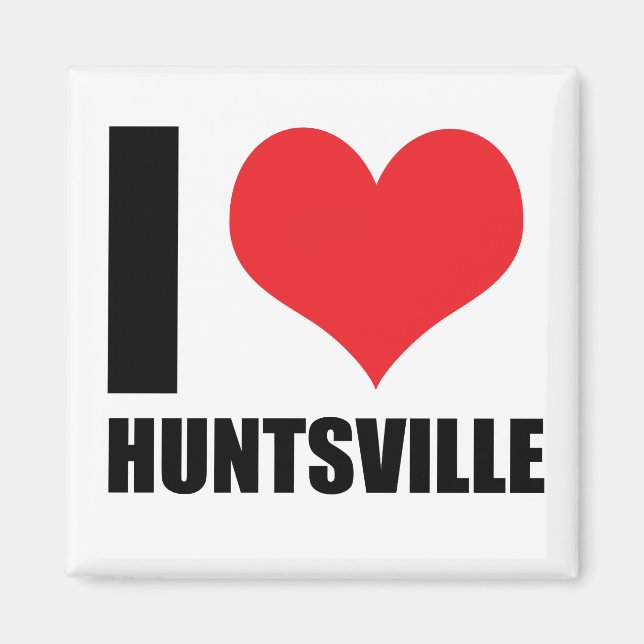 Íman Eu amo Huntsville (Frente)