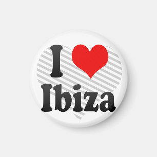 Íman Eu amo Ibiza, espanha. Mim Encanta Ibiza, espanha