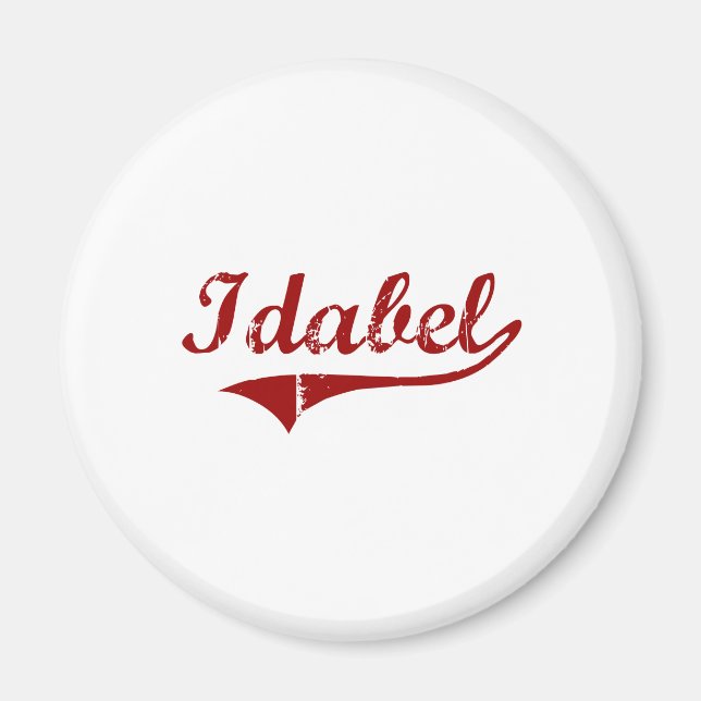 Íman Eu Amo Idabel Oklahoma (Frente)