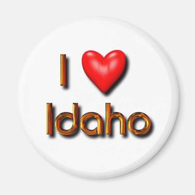 Íman Eu Amo Idaho (Frente)