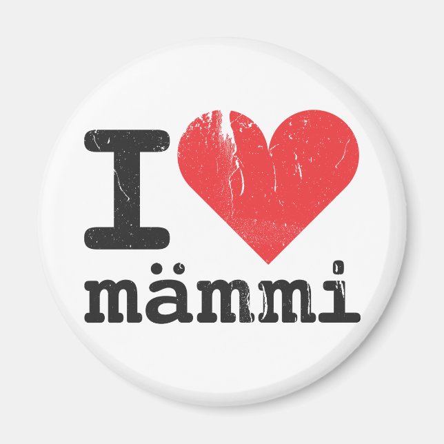 Íman Eu Amo Ímã de Mämmi (Frente)