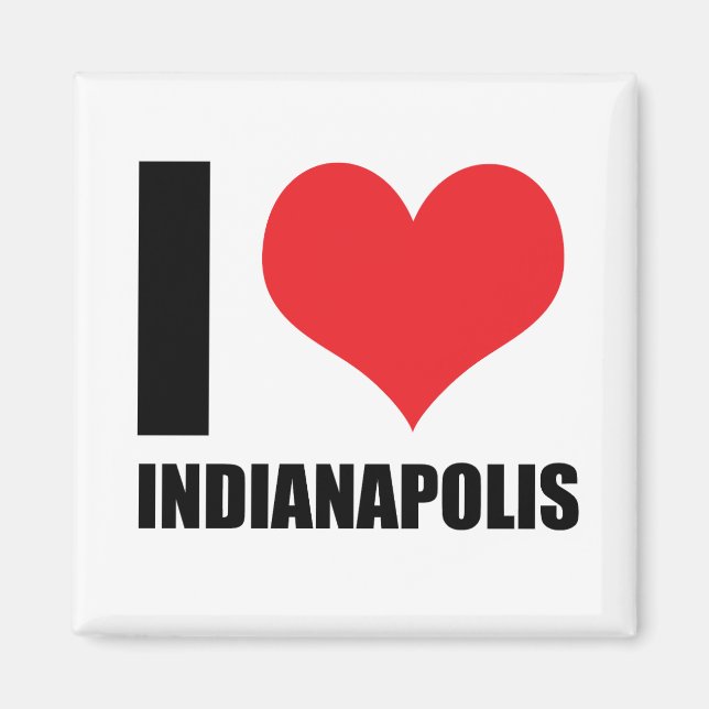 Íman Eu amo Indianápolis (Frente)