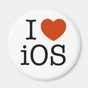Íman Eu amo iOS - botão