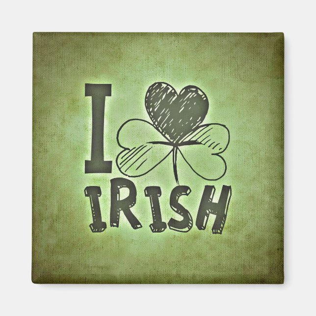 Íman Eu amo irlandês (Frente)