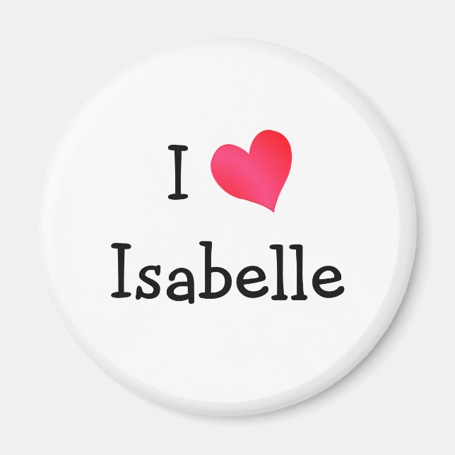 Íman Eu Amo Isabelle (Frente)