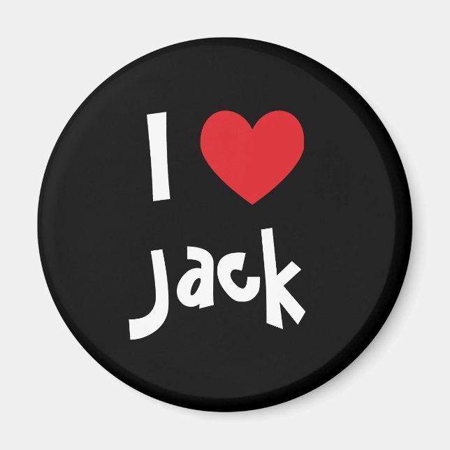 Íman Eu Amo Jack (Frente)