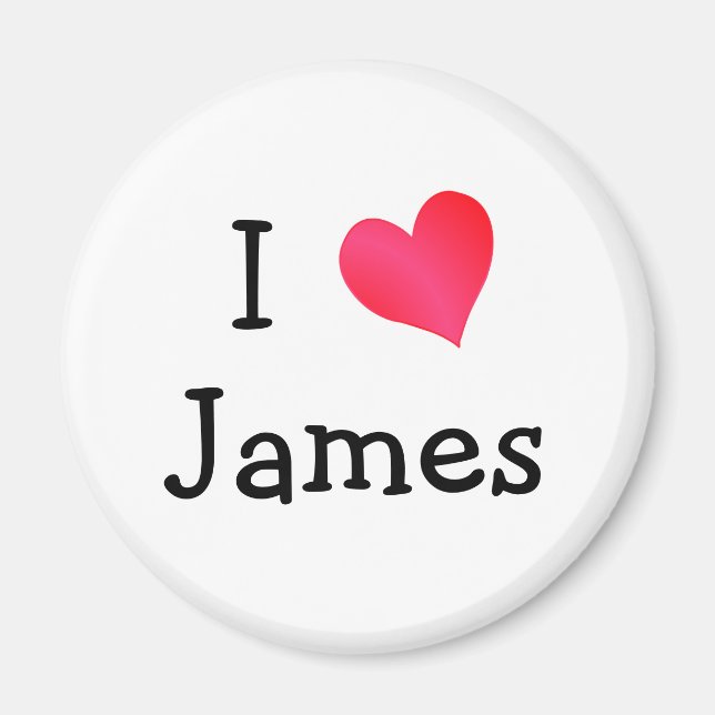 Íman Eu amo James (Frente)