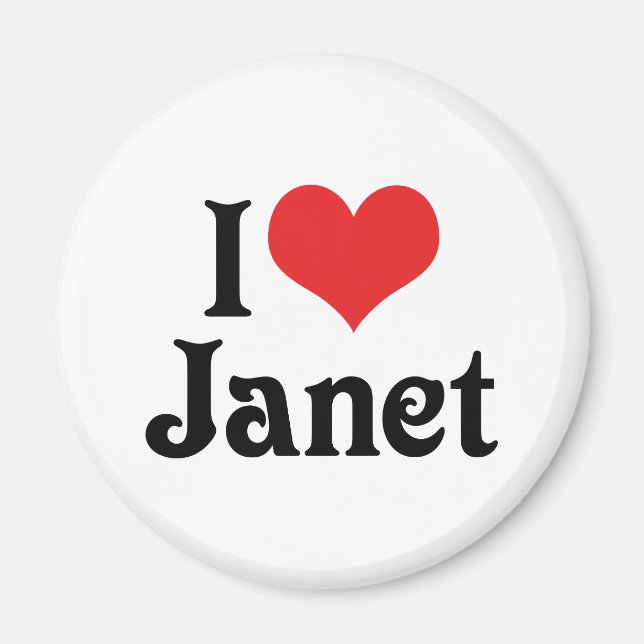Íman Eu Amo Janet (Frente)