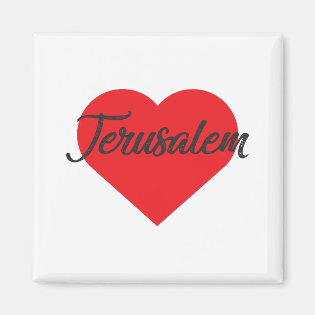 Íman Eu Amo Jerusalém (Frente)