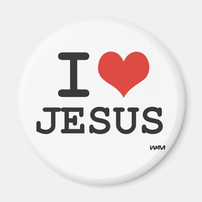 Íman Eu amo Jesus (Frente)