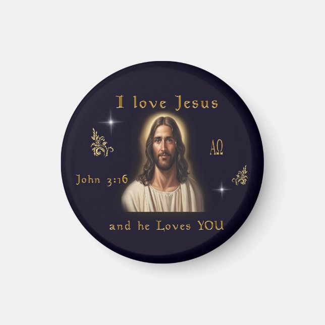 Íman Eu amo Jesus (Frente)