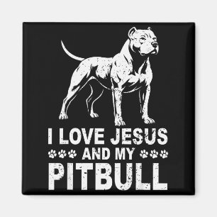 Íman Eu Amo Jesus E Meu Pitbull