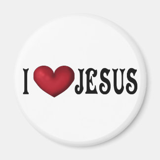 Íman Eu amo Jesus Magnet