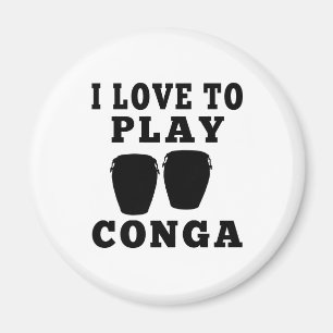 Íman Eu amo jogar o Conga