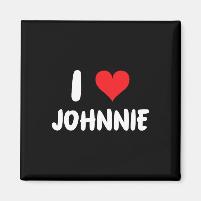 Íman Eu Amo Johnnie - Coração  (Frente)