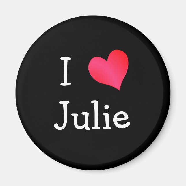Íman Eu Amo Julie (Frente)