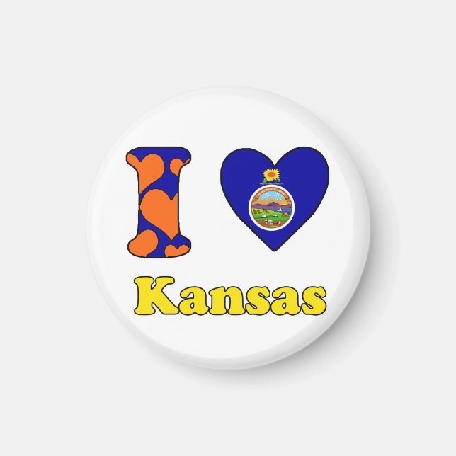 Íman Eu amo Kansas (Frente)
