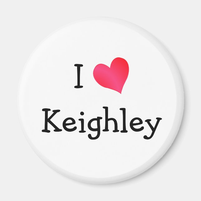 Íman Eu amo Keighley (Frente)