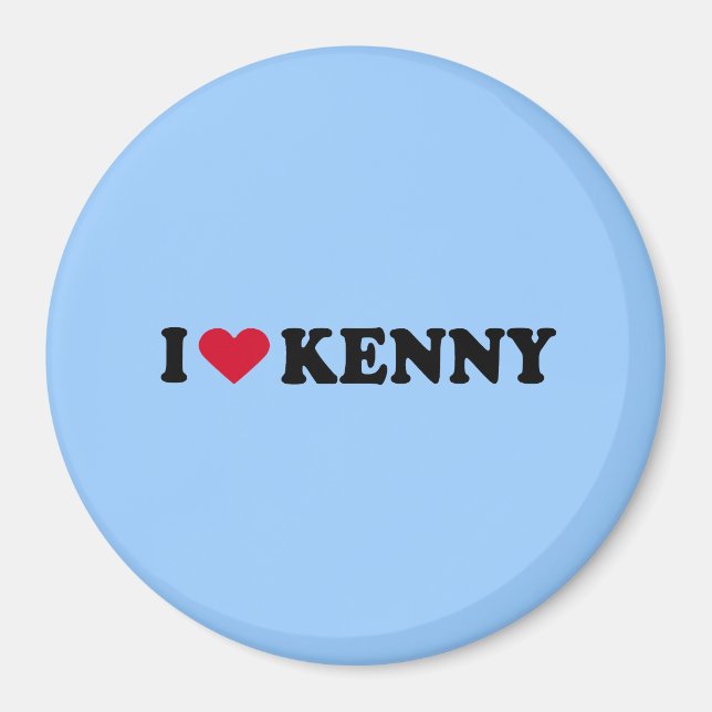 ÍMAN EU AMO KENNY (Frente)