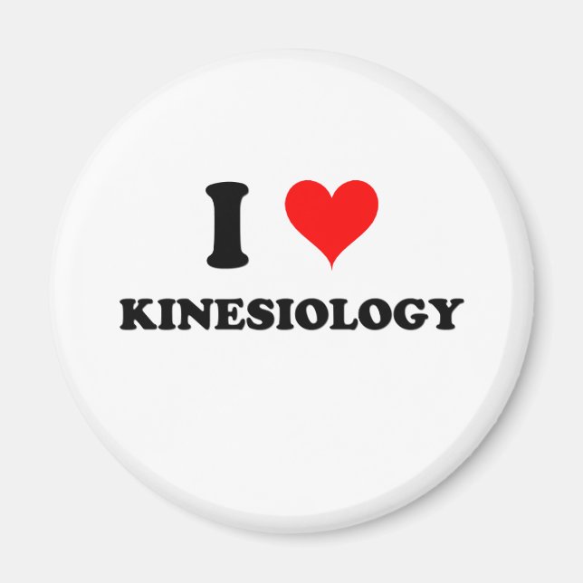 Íman Eu Amo Kinesiologia (Frente)