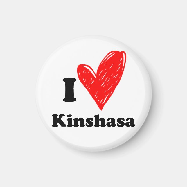 Íman Eu amo Kinshasa (Frente)