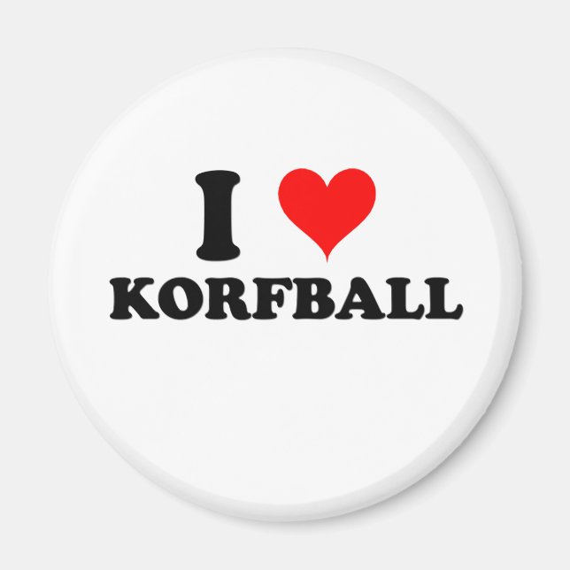 Íman Eu Amo Korfball (Frente)