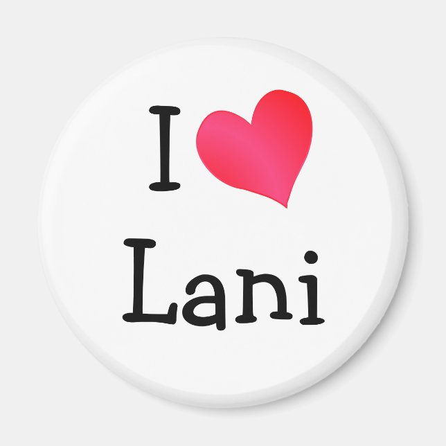 Íman Eu amo Lani (Frente)