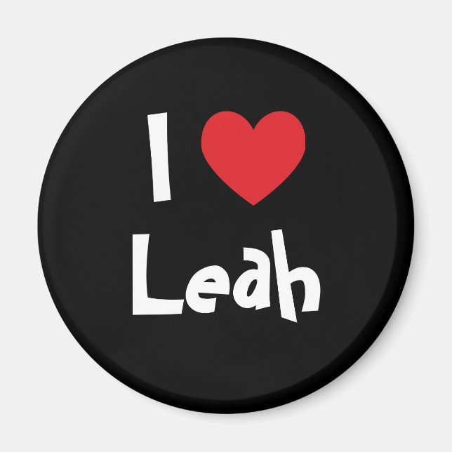 Íman Eu Amo Leah (Frente)