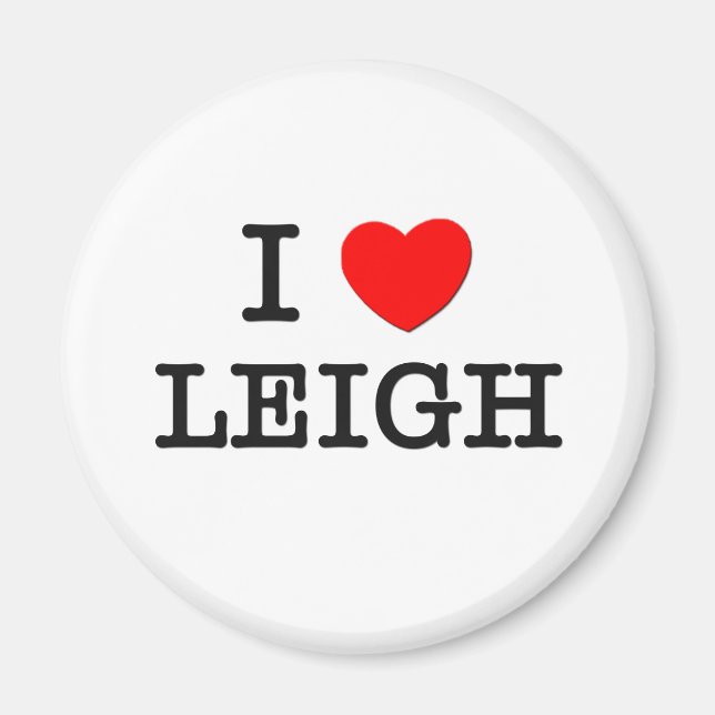 Íman Eu Amo Leigh (Frente)