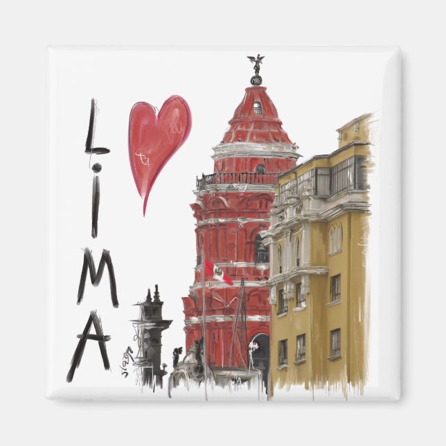 Íman Eu amo Lima (Frente)