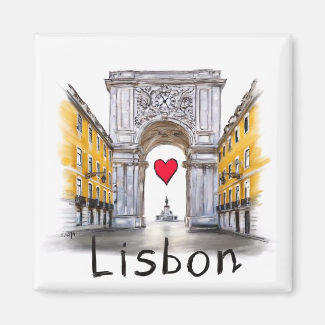 Íman Eu amo Lisboa (Frente)